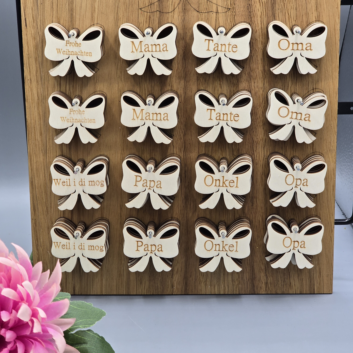 Schleifchen graviert